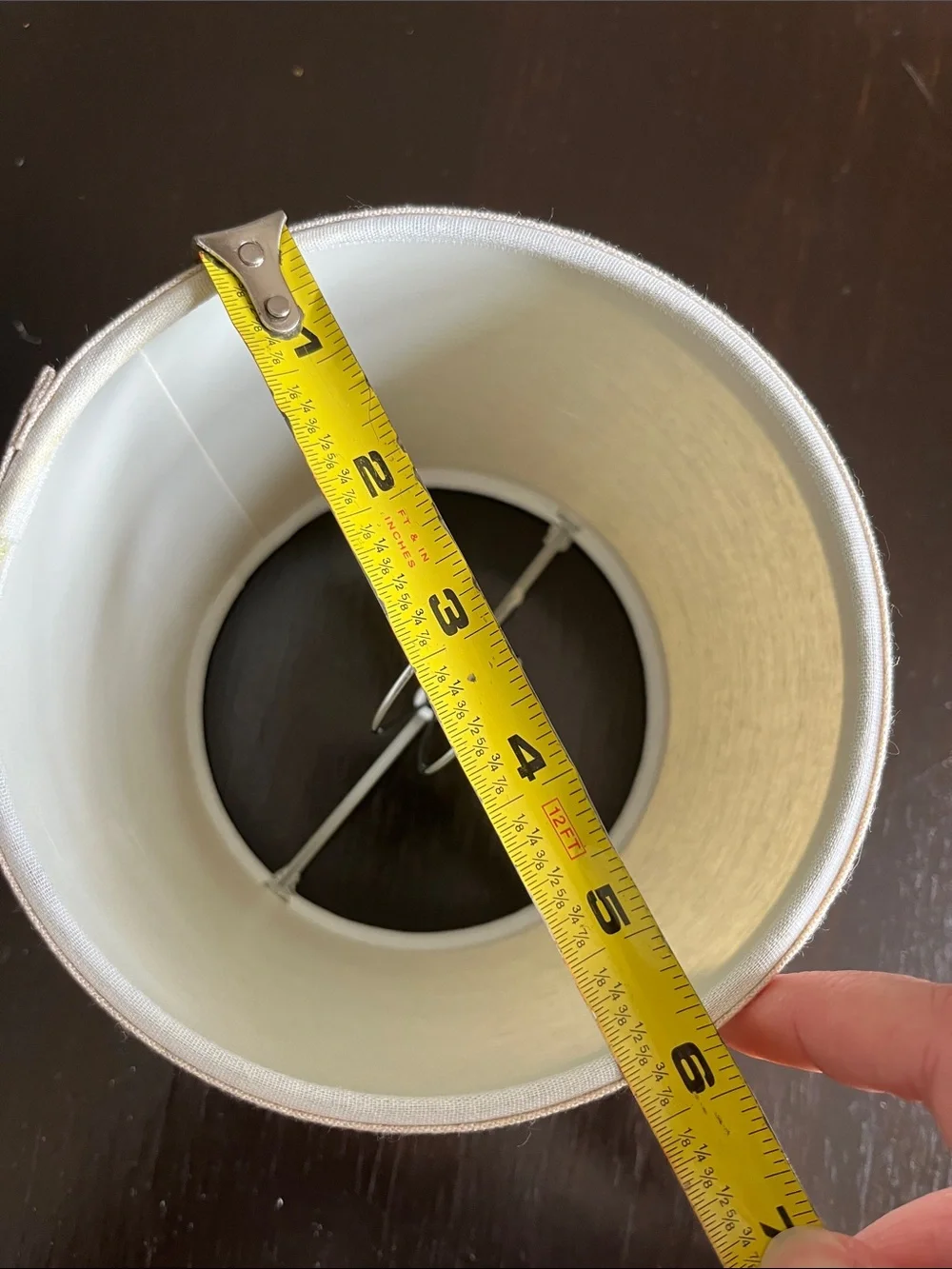Neutral Cream Linen Drum Lamp Shade - Home Accents